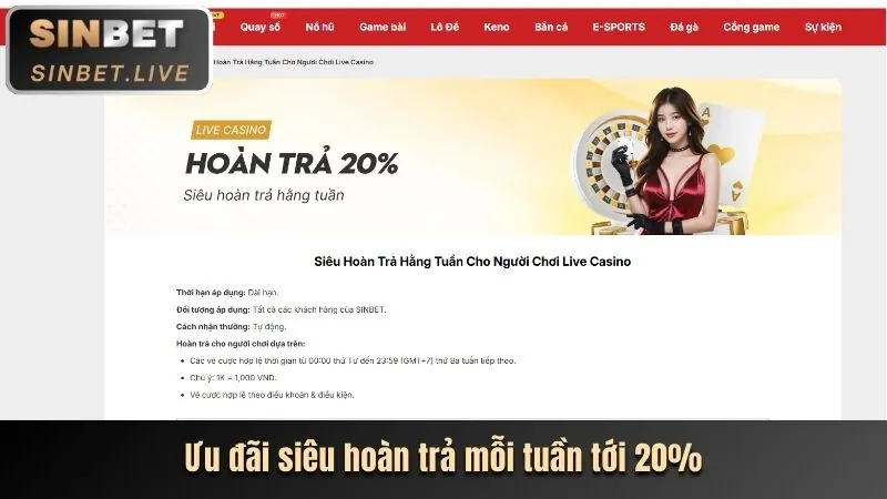 Tiền thưởng nạp lại hàng ngày